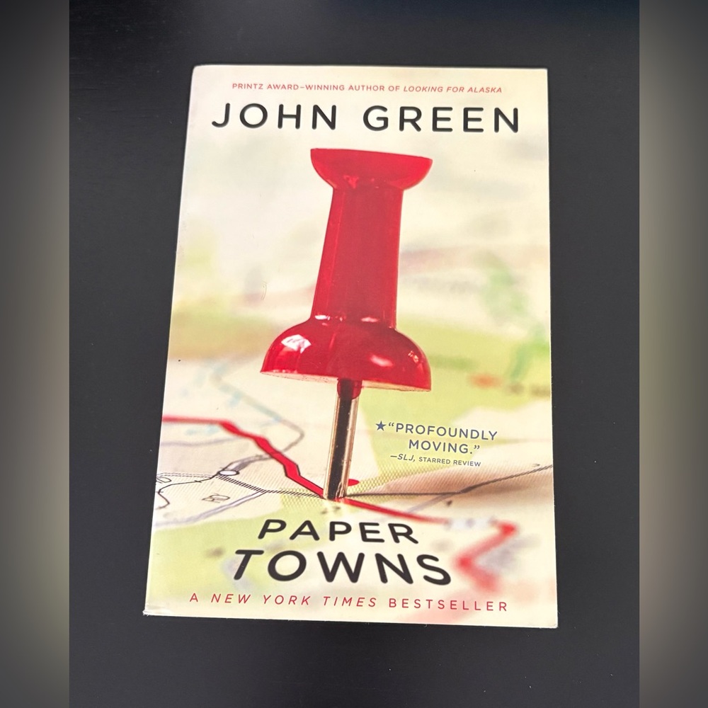 John Green 'Paper Towns' Book